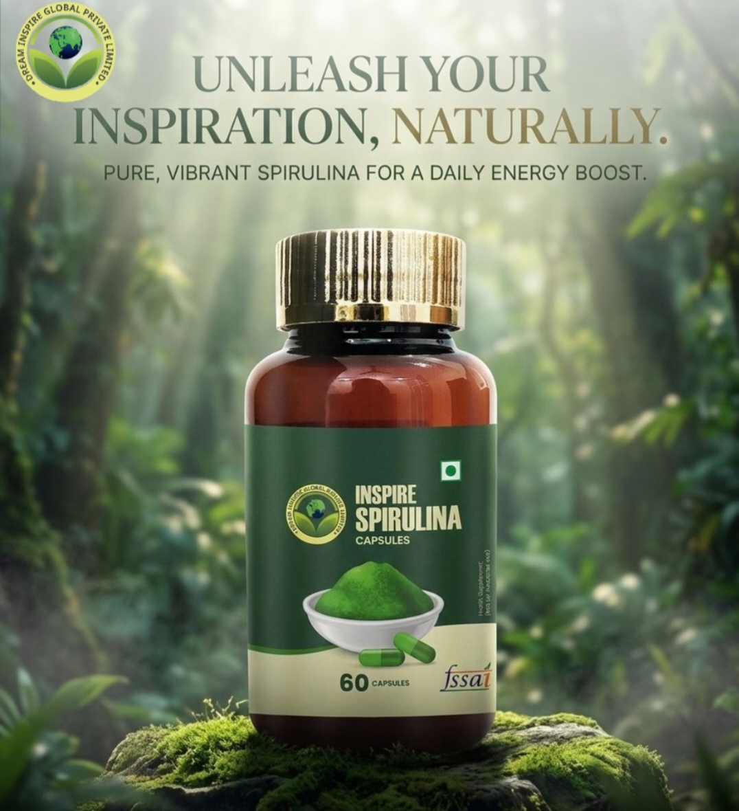 Inspire Spirulina Capsules